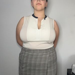 j.Crew sleeveless top